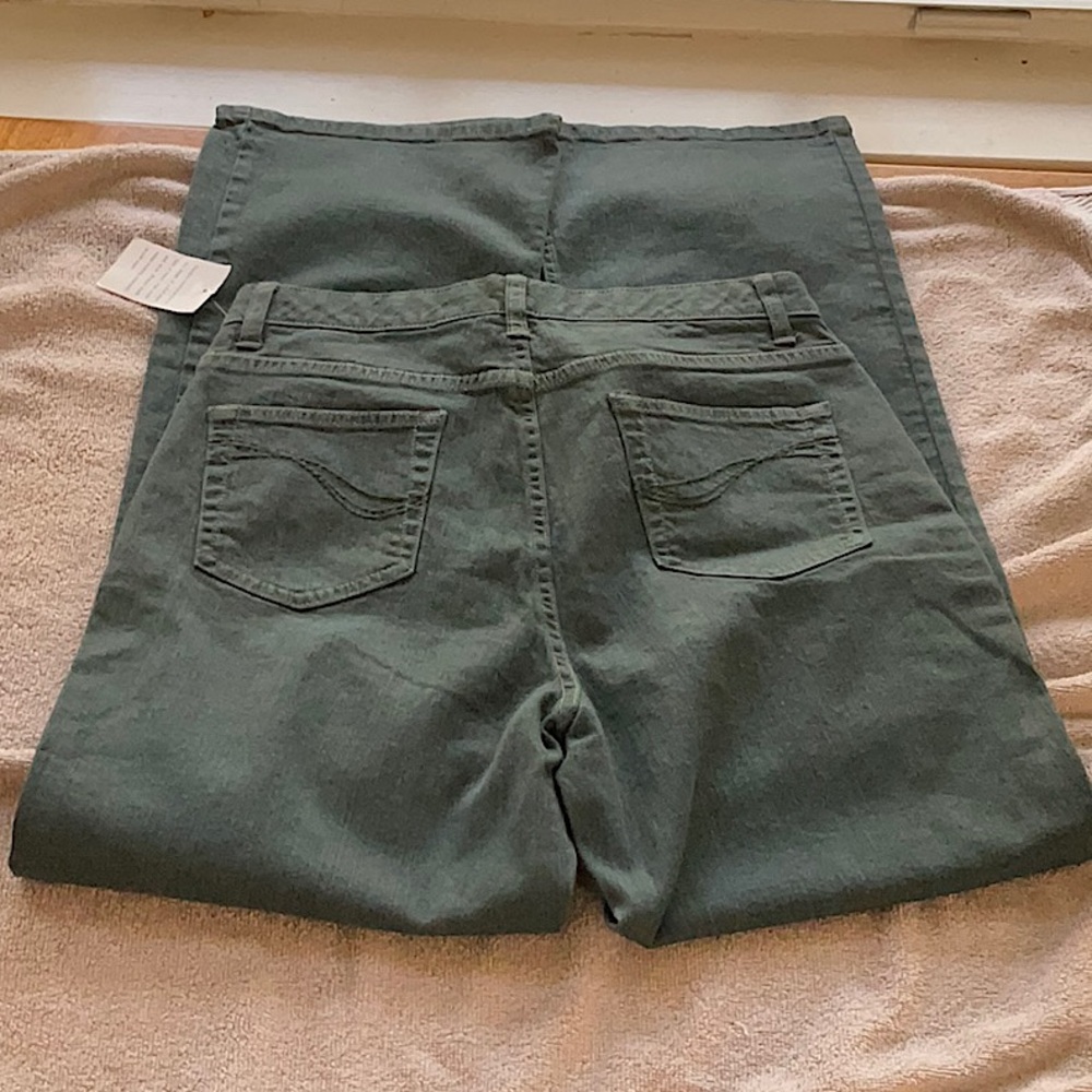 denim & co. Women’s Dark Blue-Green Bootcut Denim Jeans Size 10 - Picture 4 of 7